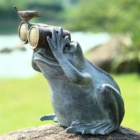Frog Spectator Garden Statue Garden Frogs Garden Statues Outdoor