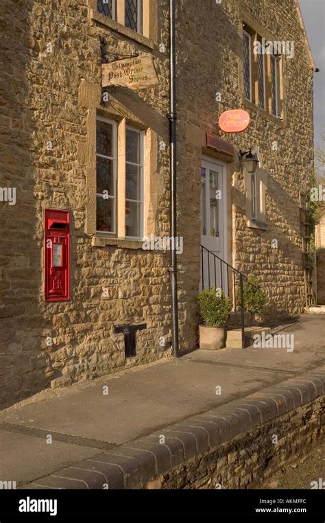 Rural Post Office In The Cotswold Village Of Glympton In Oxfordshire