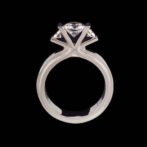 Modern Engagement Ring Covet Duo By Adam Neeley