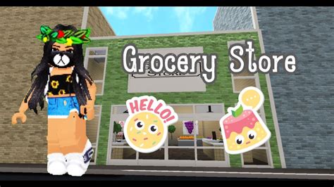 Bloxburg Building A Grocery Store Town Series Part 3 Old Youtube