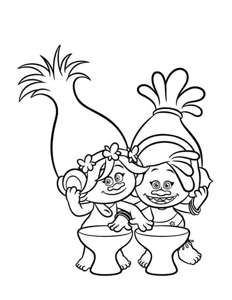princess poppy coloring page   themes  worksheets