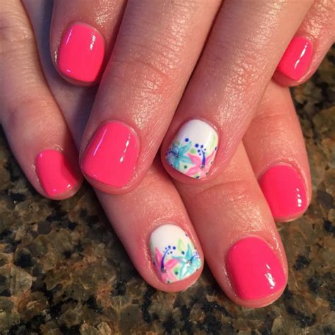Thankfully, spring's flower nail art designs can be super easy for you or your nail artist to recreate or even to diy at home. 21+ Hawaiian Nail Art Designs, Ideas | Design Trends ...