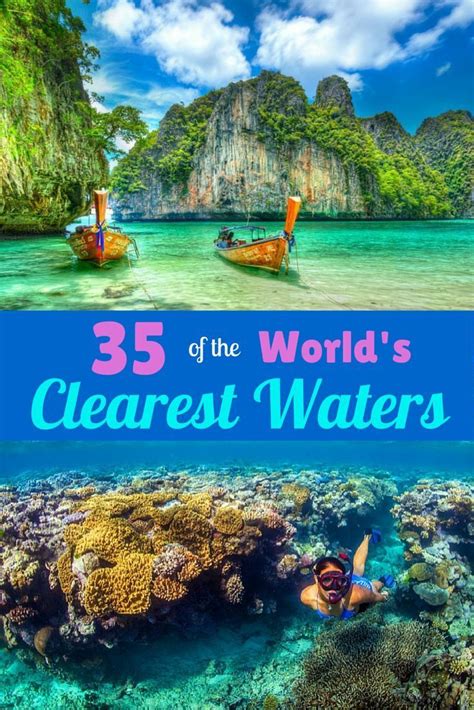 33 places to swim in the world s clearest water travel around the world places to travel
