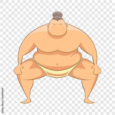 Sumo Wrestler Icon Cartoon Illustration Of Sumo Wrestler Vector Icon