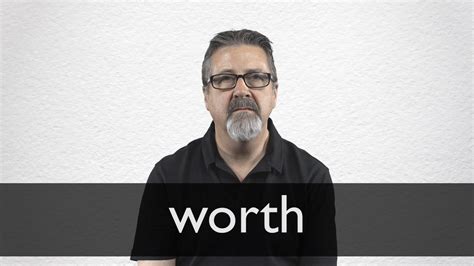How To Pronounce Worth In British English Youtube
