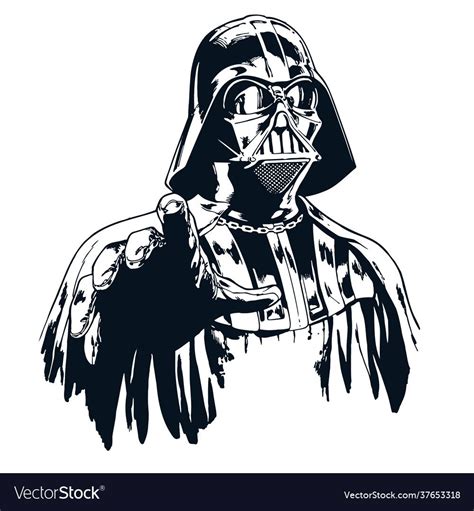 Darth Vader Vector Darth Vader Stencil Star Wars Drawings Star Wars