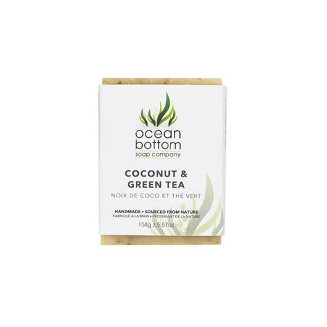 Coconut And Green Tea Natural Bar Soap ‣ Obsc