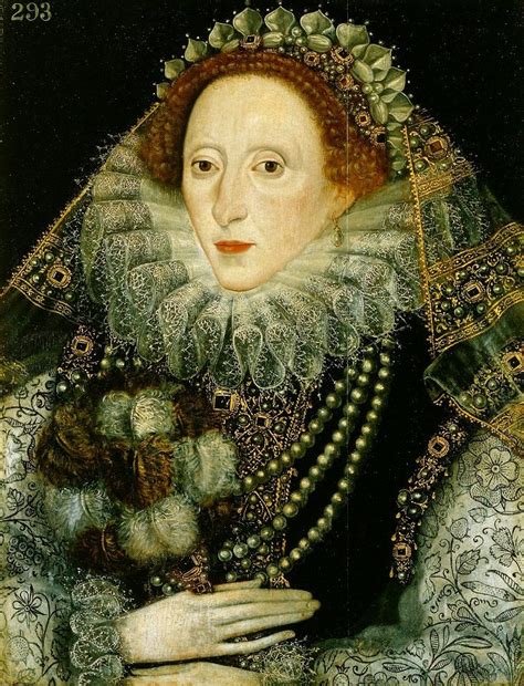 Portrait Of Elizabeth I Of England 15331603 By British School 16th