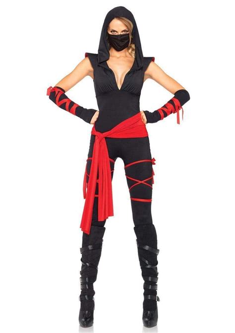 Deadly Ninja Costume Womens Sexy Halloween Costumes Leg Avenue