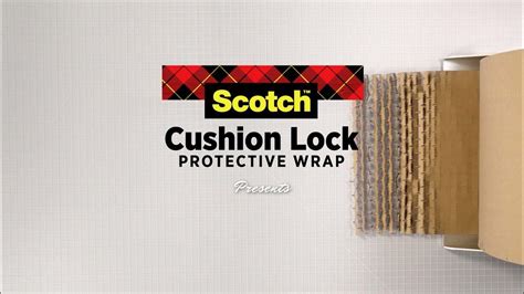 Scotch Cushion Lock Protective Wrap Youtube