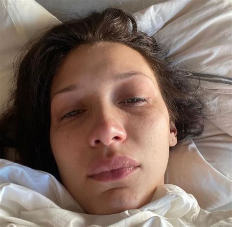 bella hadid posted several crying selfies and detailed her struggles with anxiety agnes isika blog