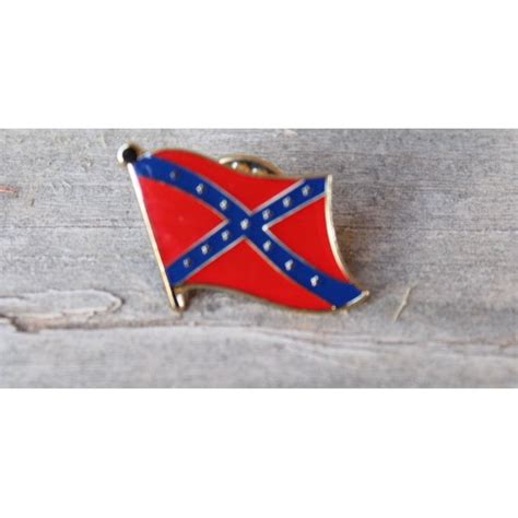 Confederate Flag Lapel Badgehat Pin