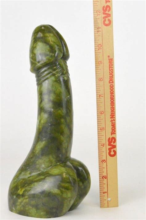 Large Hand Carved Jade Penis Phnix