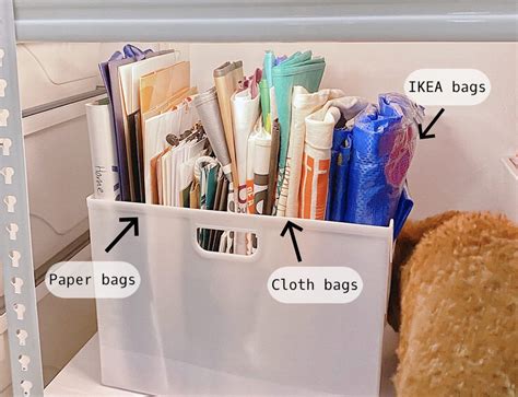 How To Organise Paper Bags And Reusable Shopping Bags Reusable