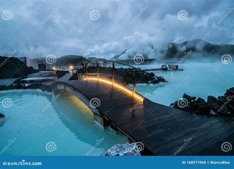 Blue Lagoon Spa Géothermique à Reykjavik En Islande Photo Stock
