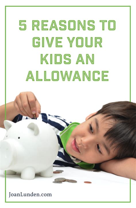 Giving Your Children An Allowance Is A Great Way To Get Them Involved