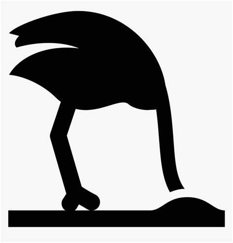 Head In Sand Images Ostrich Head In Sand Icon Hd Png Download Kindpng