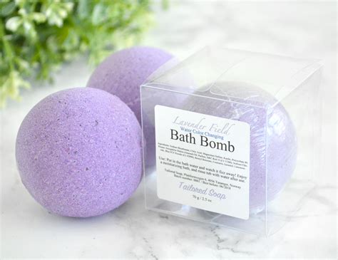 Purple Lavender Bath Bomb By Tailored Soap