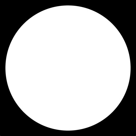 Black Screen With White Circle