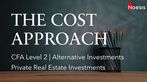 Cfa Level 2 Alternative Investments The Cost Approach For Private
