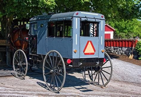 Amish Buggy Photograph By Sally Weigand Fine Art America