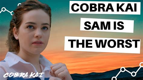 Miyagi didn't want me to compete anymore. COBRA KAI: Samantha Larusso Is The WORST Character EVER ...