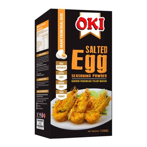 Delivers lasting taste, aroma and colour for up to 5 days after cooking and. OKI SALTED EGG SEASONING POWDER | Shopee Malaysia