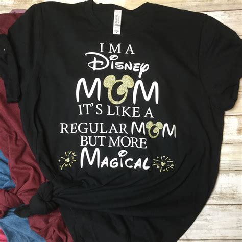 Disney Mom Shirts Im A Disney Mom Its Like A Regular Mom Etsy
