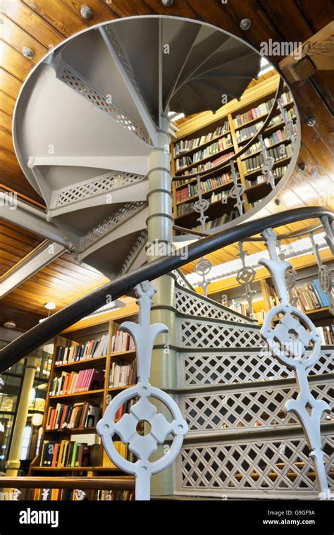Spiral Staircase Linderman Library Lehigh University 1878 Stock
