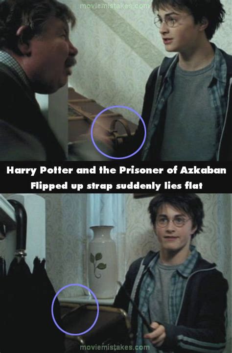 Harry potter is having a tough time with his relatives (yet again). Harry Potter and the Prisoner of Azkaban movie mistake ...