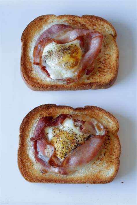 Air Fryer Bacon And Egg Toast In The Kitchen With Matt