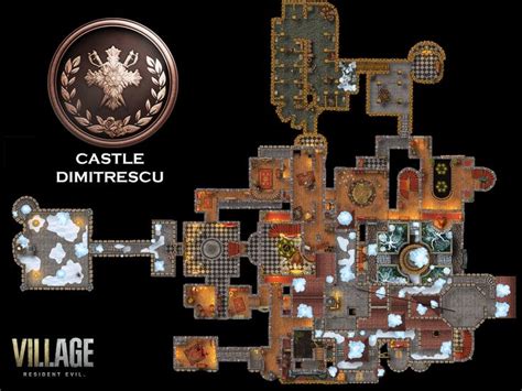 Maps Of The Dimitrescu Castle From Resident Evil Village For Dnd Oc With Inkarnate