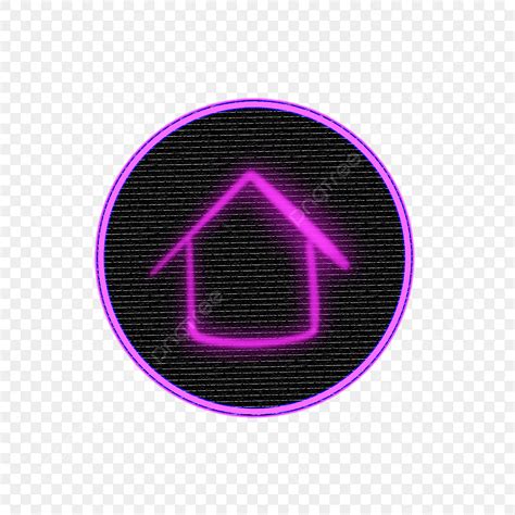 Website Designer Png Picture Home Icon Neon Design For Website And App
