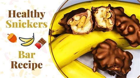 Tiktok's banana snickers trend looks ridiculously good. Healthy Snickers Bar Recipe | Homemade Banana Snickers ...