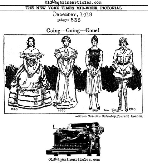 Women Losing Their Femininity Cartoon 1917women Become More Like Men