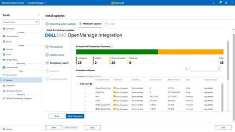 Dell Openmanage Integration With Microsoft Windows Admin Center 支援