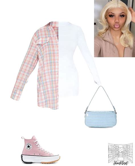 Shais Kloset On Instagram Pink And Blue Is Such A Cute Combo Shirt