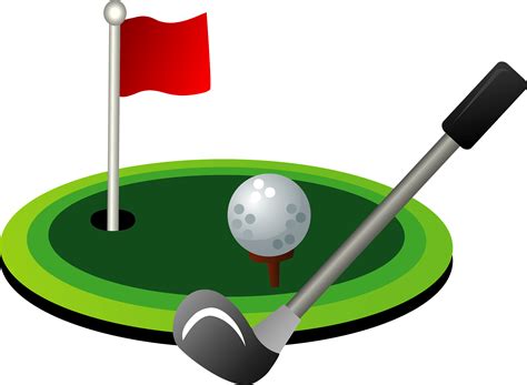 Playing Golfs Clip Art Library