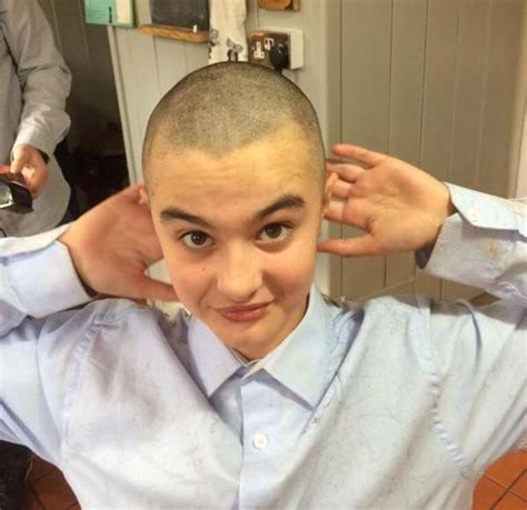 Stan Lock Teenager Who Shaved His Head For Cancer Charity Put Into