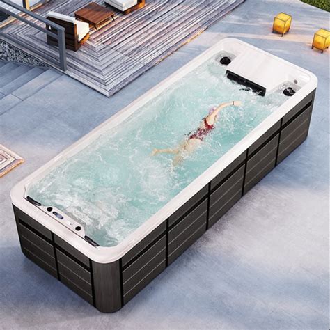 Outdoor Hot Tubs Swim Jet Spa Fiberglass Whirlpool Hydrotherapy