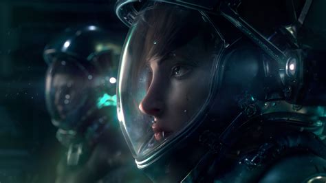 Science Fiction Digital Art Space Suits Wallpapers Hd Desktop And