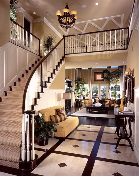 40 Luxurious Grand Foyers For Your Elegant Home Staircase Design