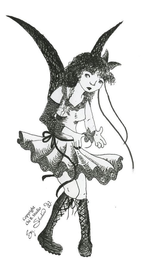 Goth Fairy By Chibstudio On Deviantart