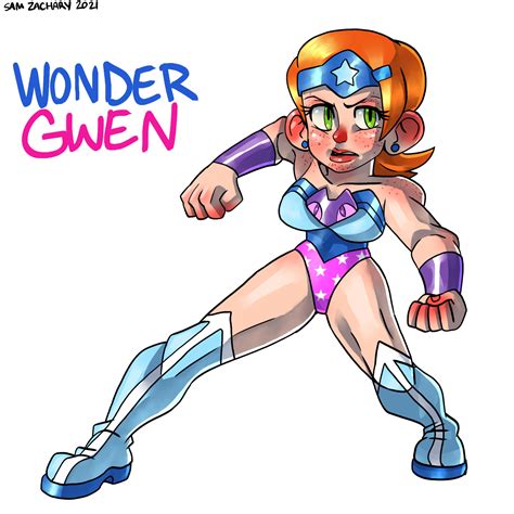 Artstation Wonder Gwen Ben 10dc