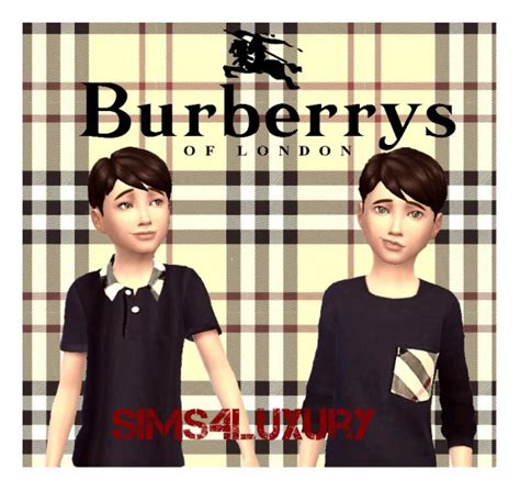 Sims4luxury Burberry Shirts For Boys • Sims 4 Downloads