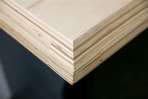 Stacked Maple Plywood Counter Chamfered Edge By Lucas Allen Plywood