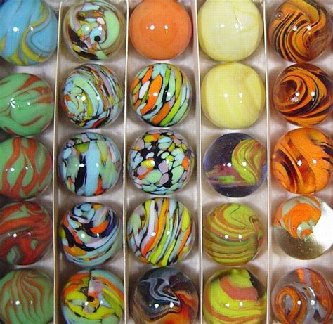 Collectible Marbles Machine Made Glass Marbles Early 1900s To 1970