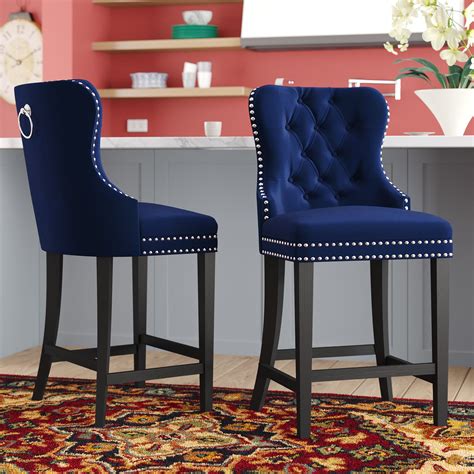 Navy Blue Counter Height Bar Stools Kitchen Faucet Inspirations