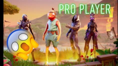 How To Be A Pro Player In Fortnite Youtube
