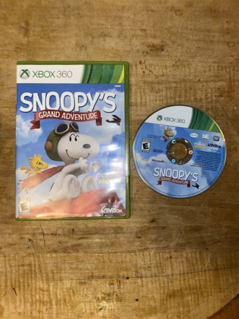 Peanuts Movie Snoopys Grand Adventure Microsoft Xbox 360 2015 For